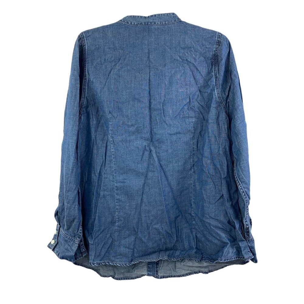 Lucky Brand Women’s Denim Buttoned Down Top - Picture 2 of 6
